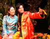 PHOTO 4: 'Mrs. Wu' (Emily Kuroda) and 'Emperor Chin' (West Liang); Photo by Seth Thomas