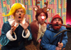 PHOTO 2: 'Hermey' (Kyle Nudo), 'Rudolph' (Steven Booth) and 'Yukon' (Mike Sulprizo); Photo by Chelsea Sutton